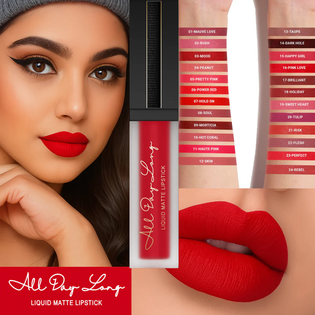 BBA All Day Long Liquid Matte Lipstick