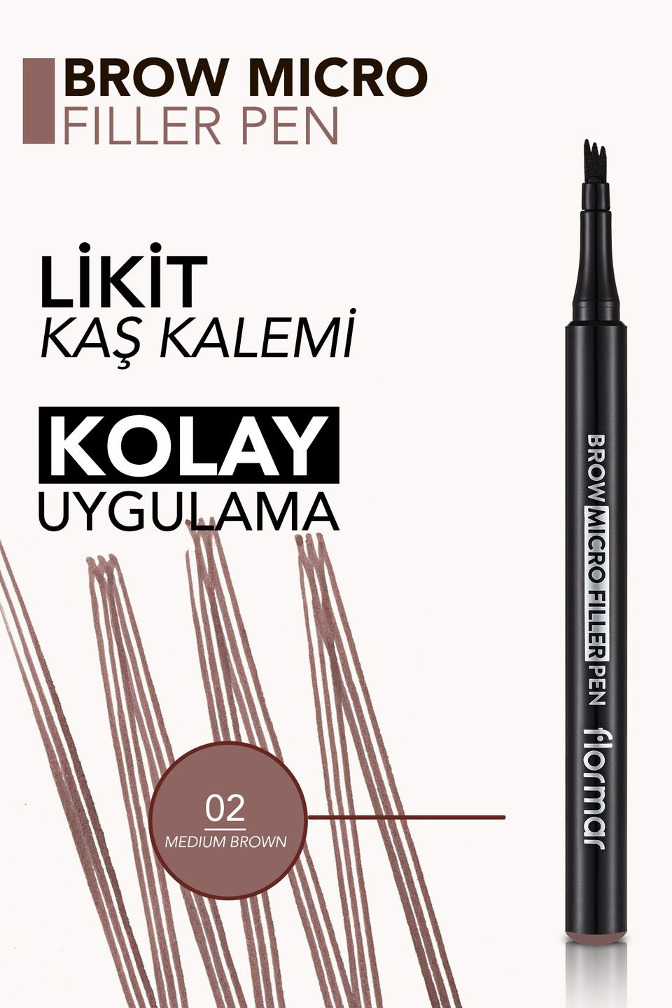 Flormar Micro Filler Eye Brow Pen 1.1Ml