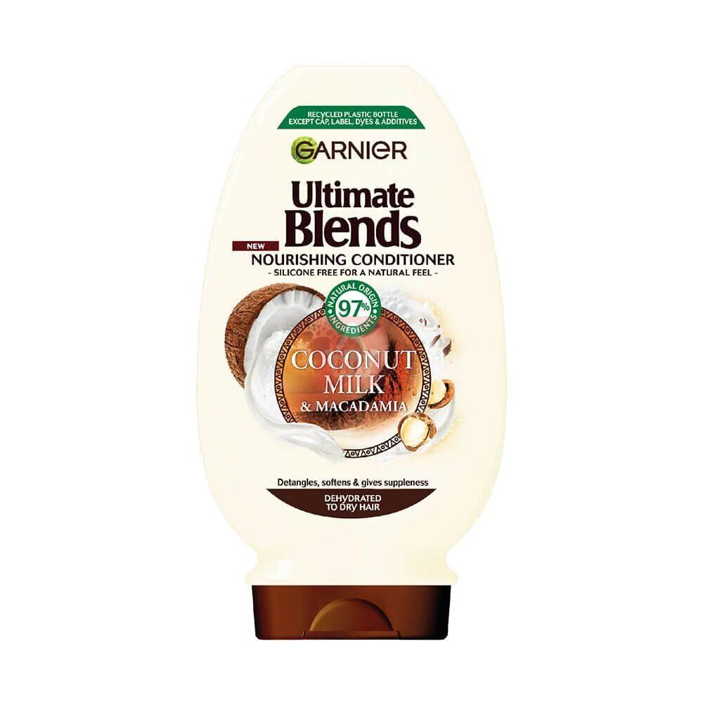 Garnier Ultimate Blends Coconut Milk & Macadamia Norshing Cond 400 ml