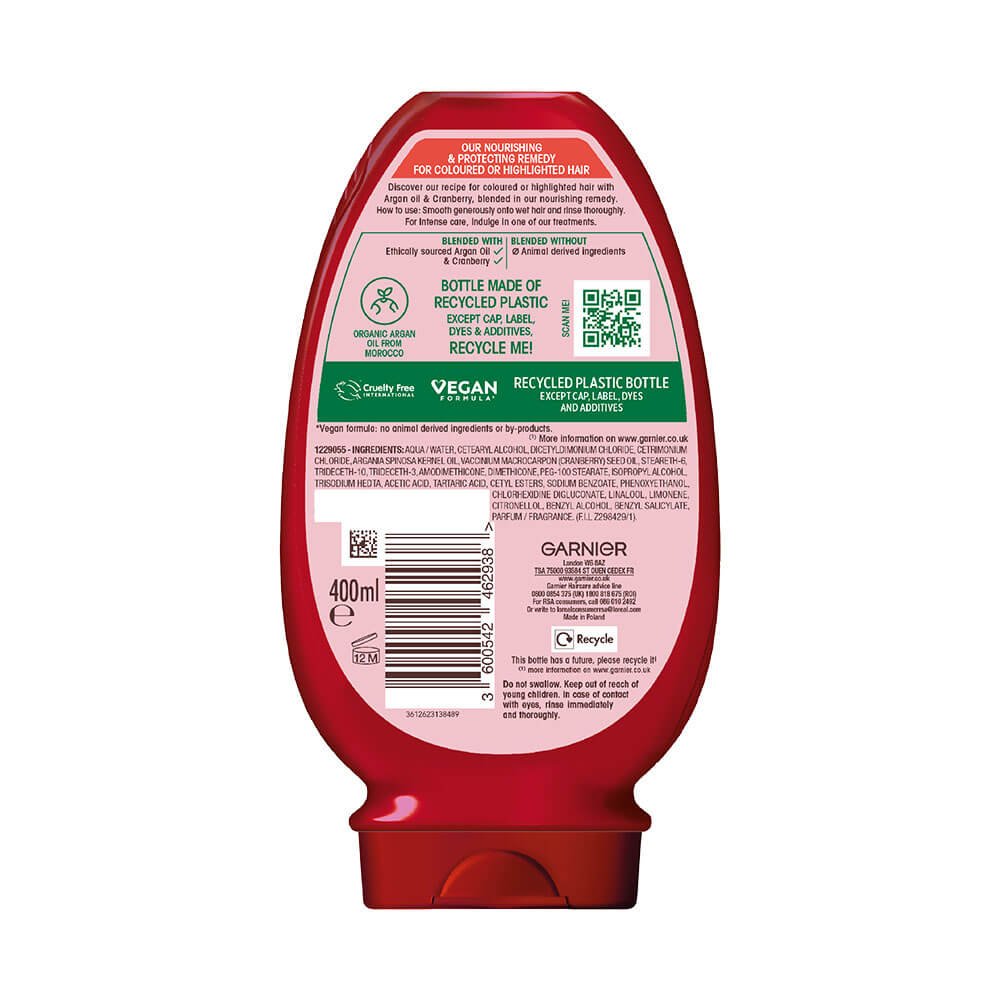 Garnier Ultimate Blends Argan Oil & Cranberry Colour Conditioner 400 ml