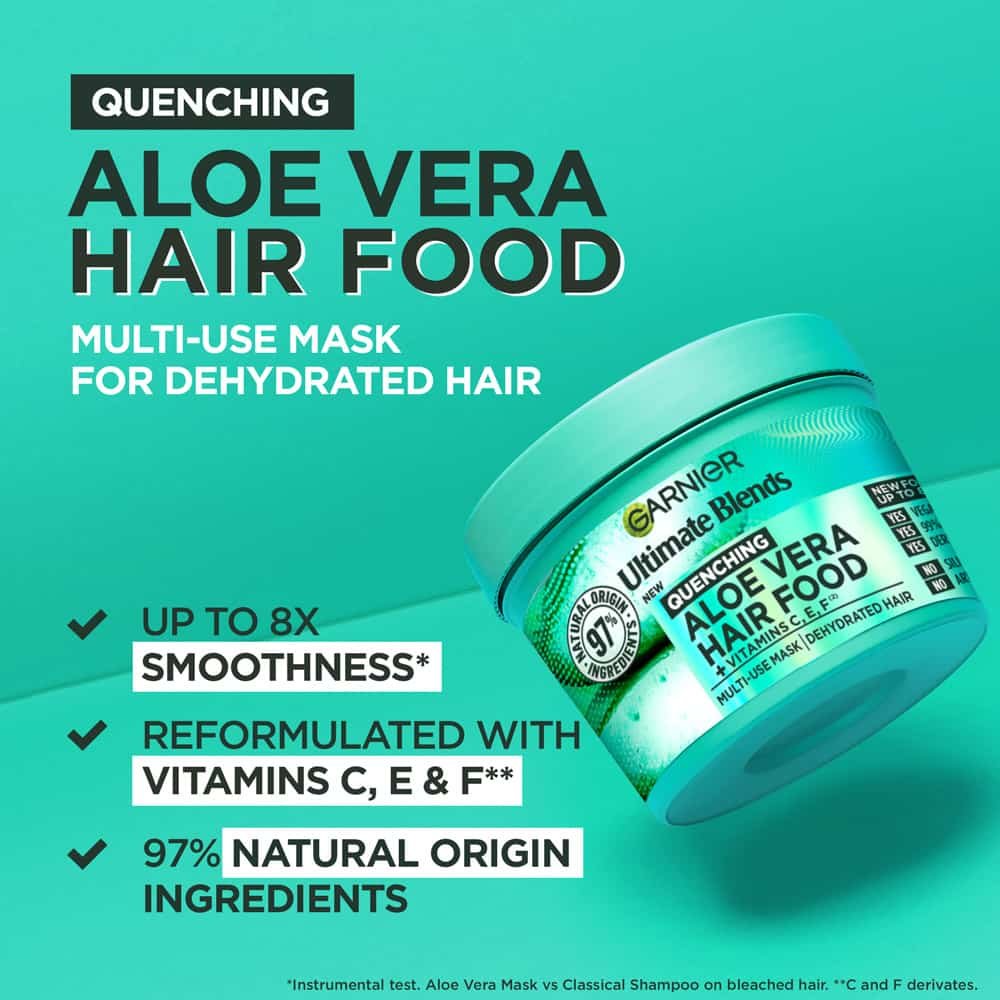 Garnier Ultimate Blends Aloe Vera Quenching Hair Food Mask 400 ml