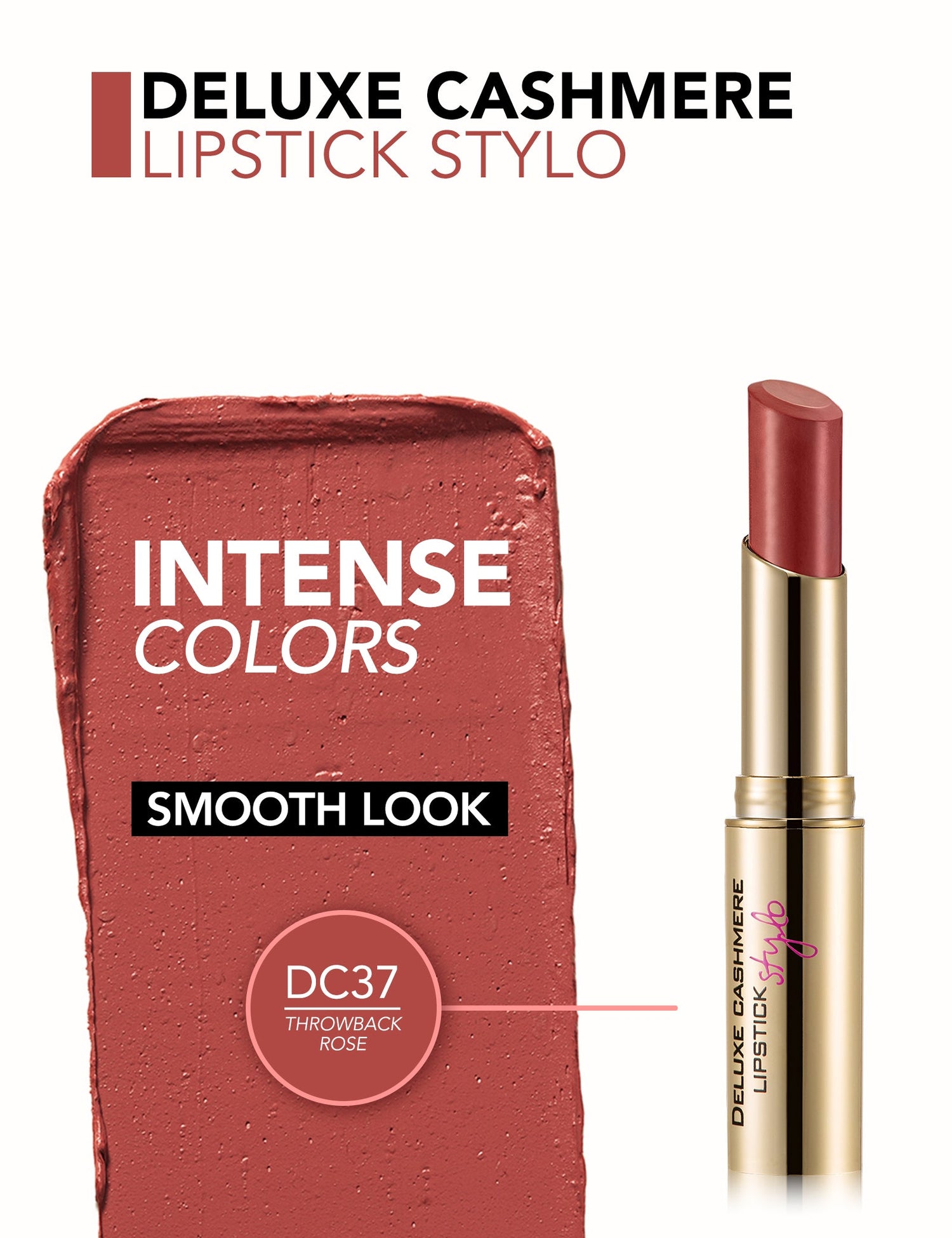 Flormar Deluxe Cashmere Stylo Lipstick