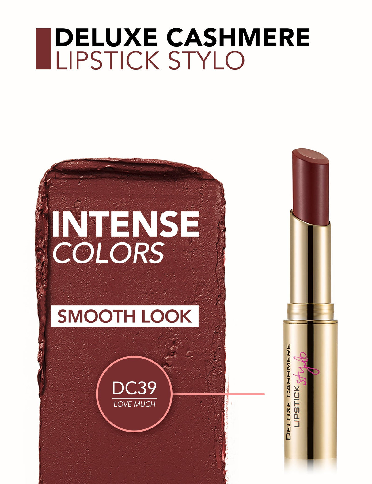 Flormar Deluxe Cashmere Stylo Lipstick