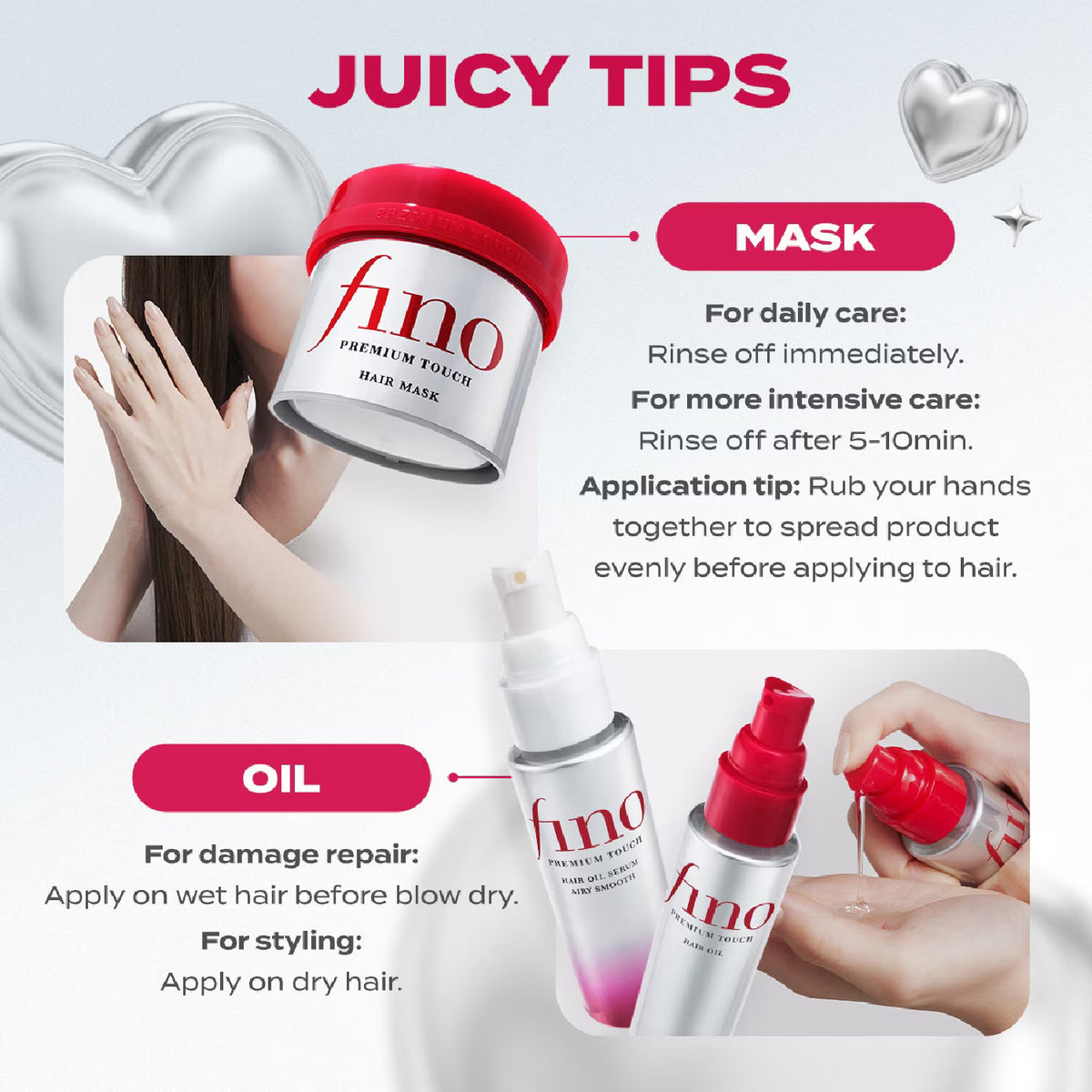 Fino Premium Touch Hair Oil 70ml