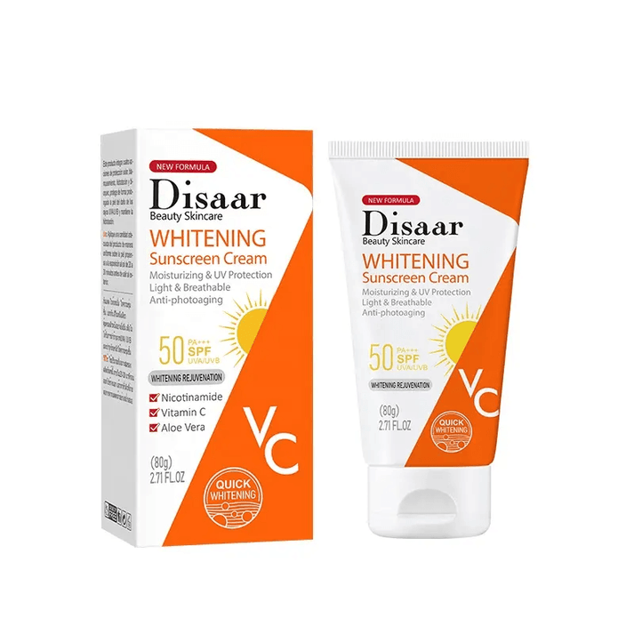 Disaar Whitening Vitamin C UV Protection SPF50 Sunscreen Cream 80g