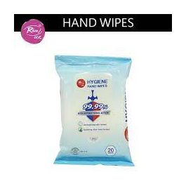 RIVAJ 20'S HYGIENE HAND WIPES