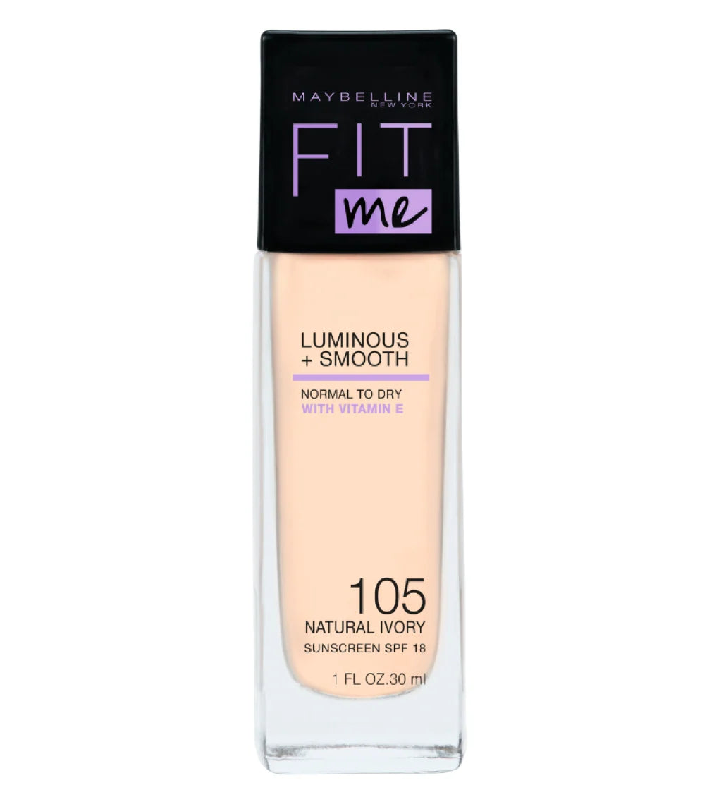 MAYBELLINE FIT ME 105 LUMINOUS+SMOOTH FDTN 30ML