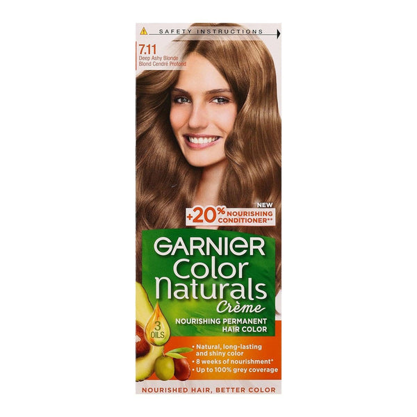Garnier Natural 7.11 Deep Ashy Blonde Hair Color