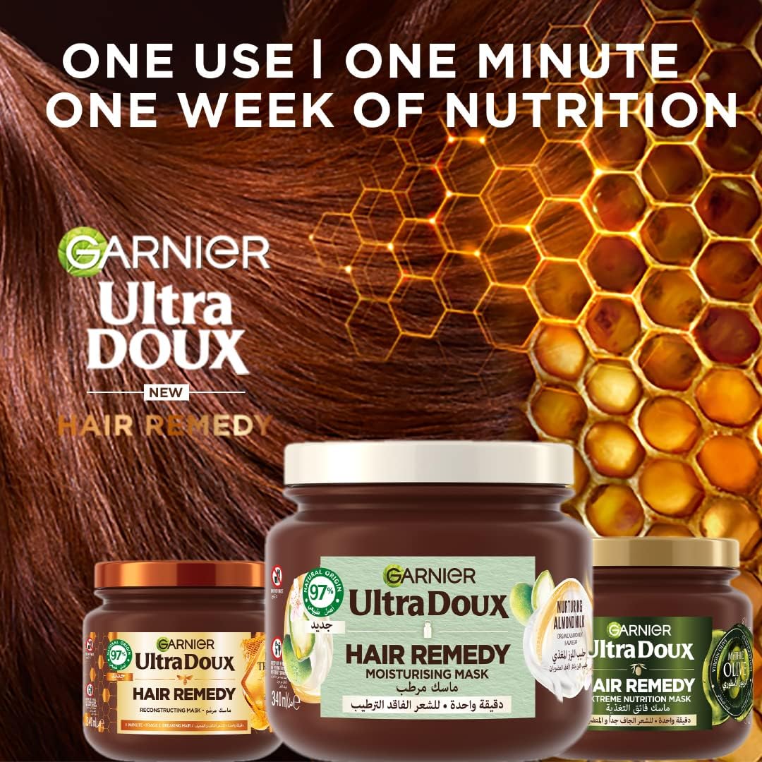 Garnier Ultra Doux Almond Milk Moisturising Hair Mask 340 ml