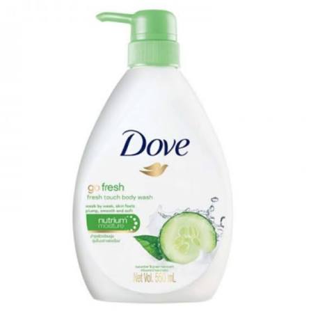 DOVE GO FRESH TOUCH BODY WASH 550ML