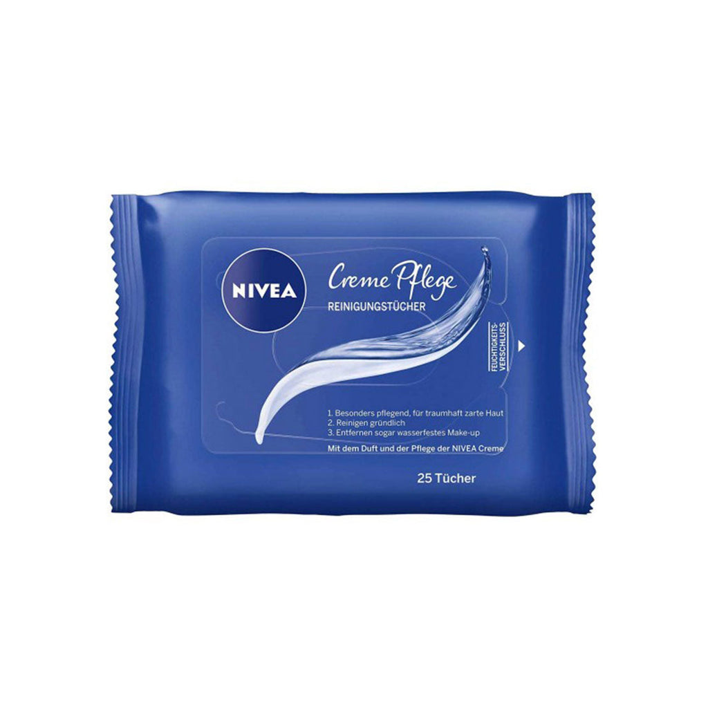 Nivea Creme Care Facial Cleansing Wipes 25S RIOS