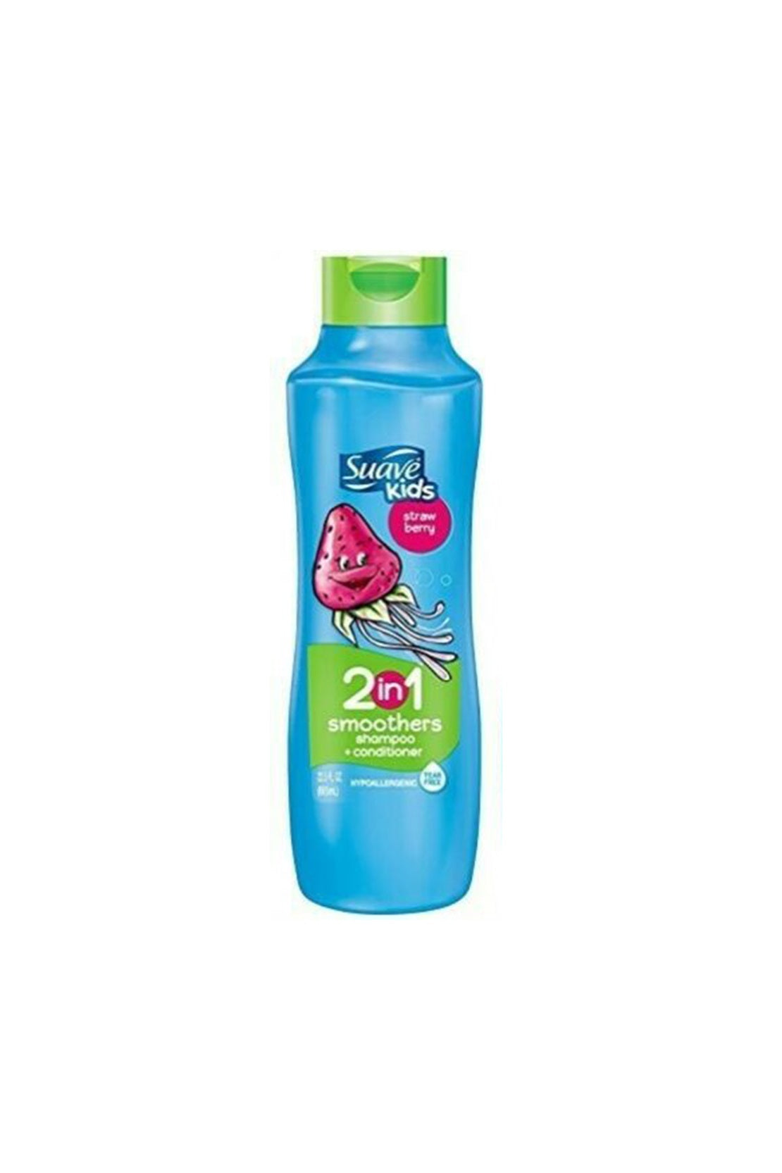 2in1 Kids Strawberry Smoother Shampoo And Conditioner 665ml RIOS
