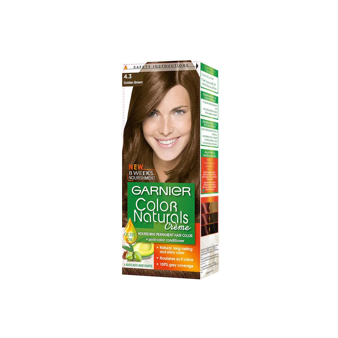 Color Naturals - 4.3 Golden Brown Hair Color RIOS