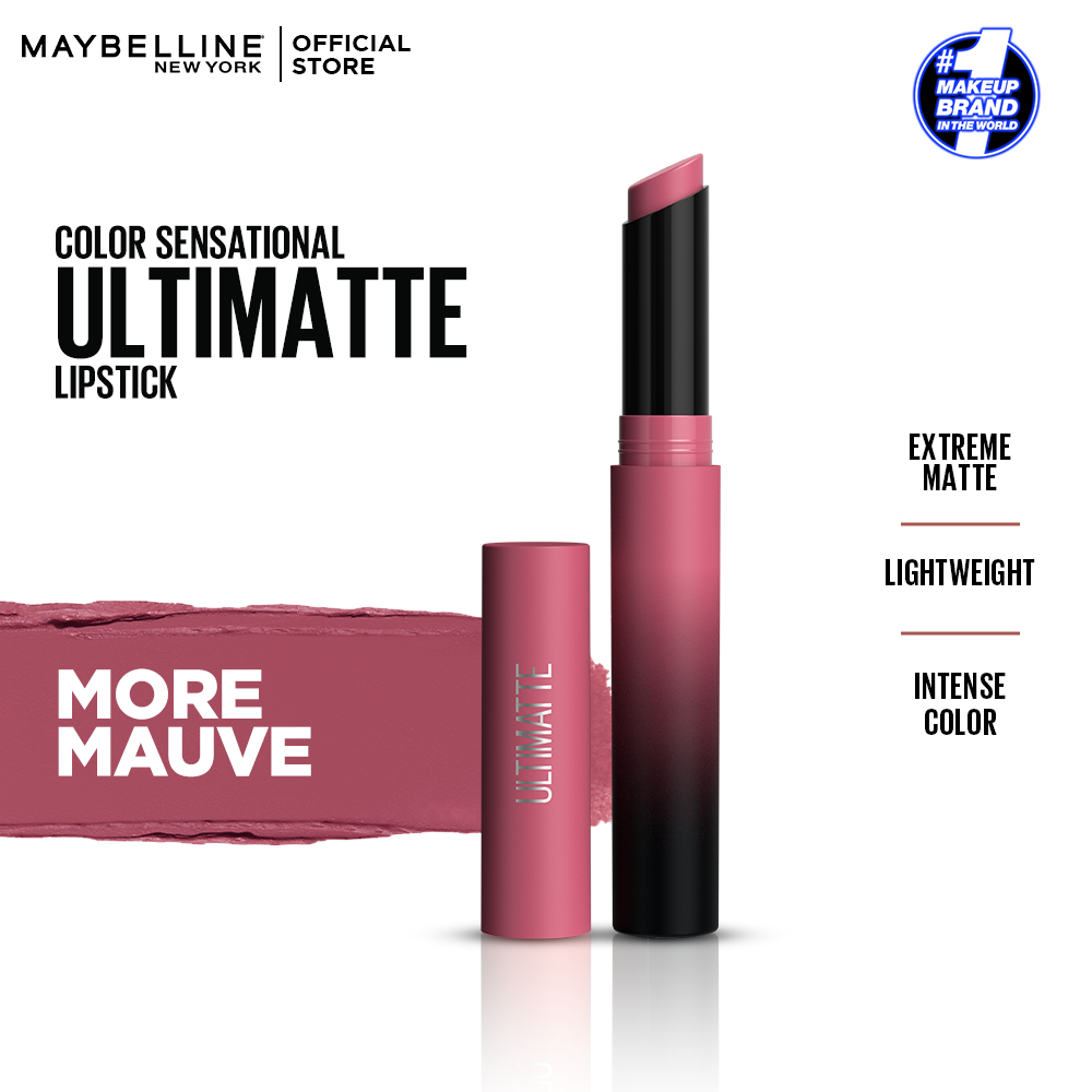 Color Sensational Ultimatte Slim Lipstick - More Mauve RIOS