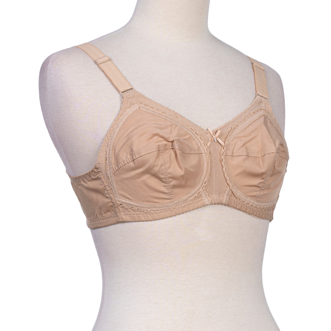 Belleza Lingerie Gentle Classic Cotton Bra - Skin
