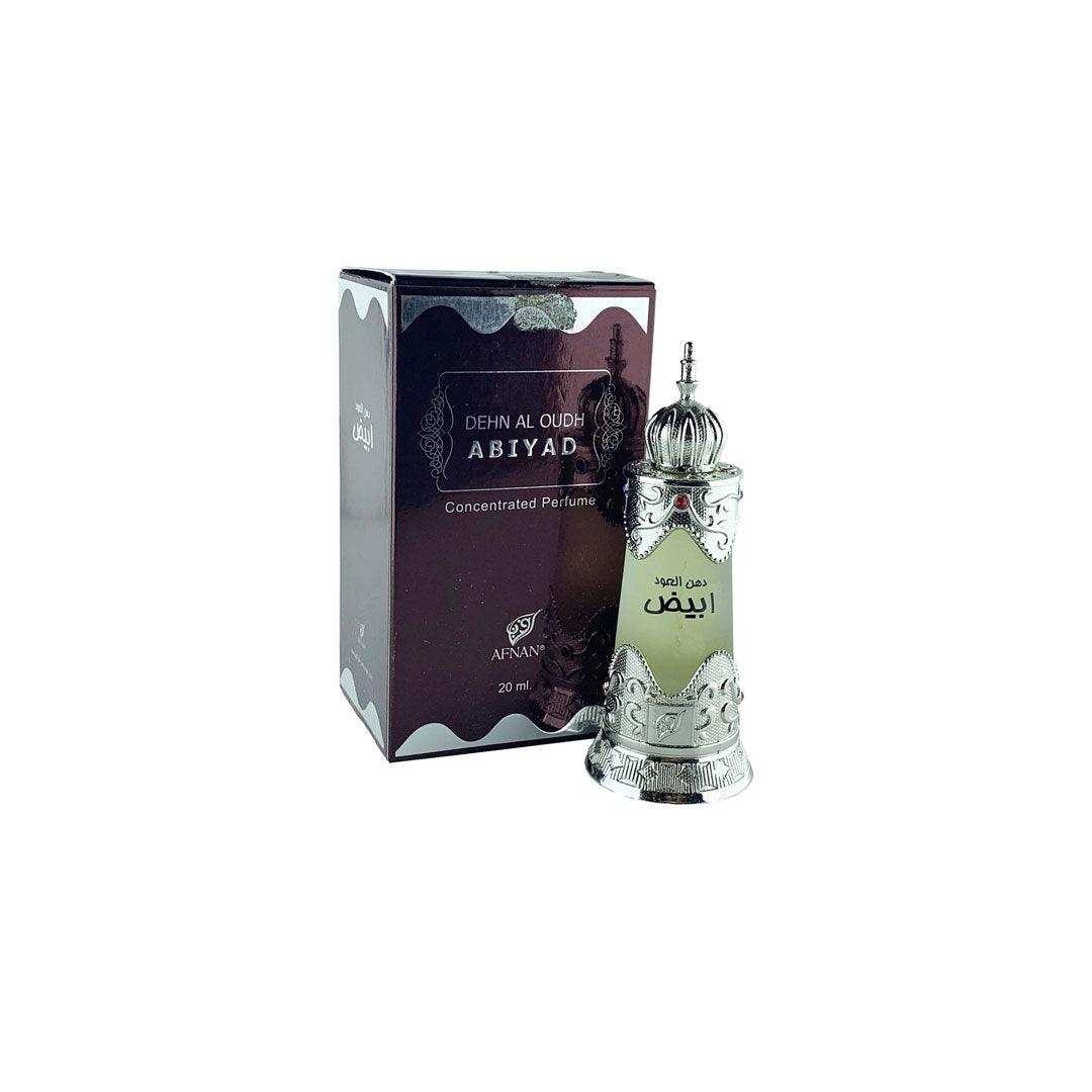 Buy Afnan Dehn Al Oudh Abiyad Oil Perfume 20ml Perfume by Afnan
