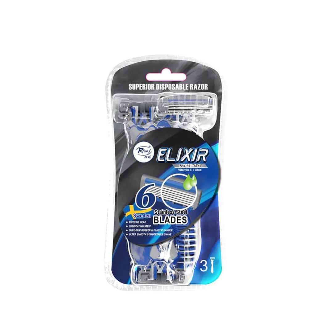 Elixir Razor - Men (Pack of 3) RIOS