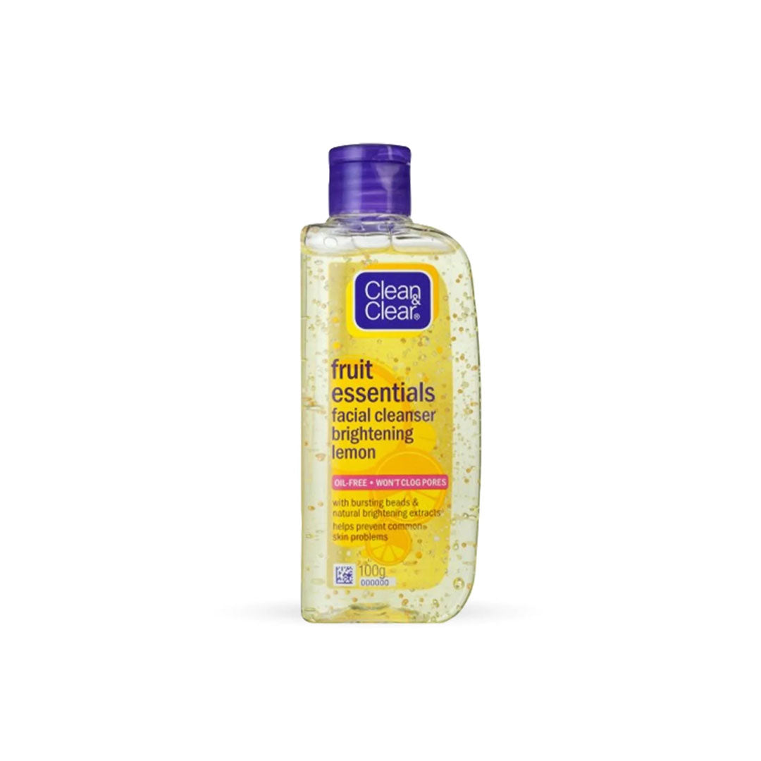 Clean & Clear Fruit Essentials Brightening Lemon Facial Cleanser 100ml