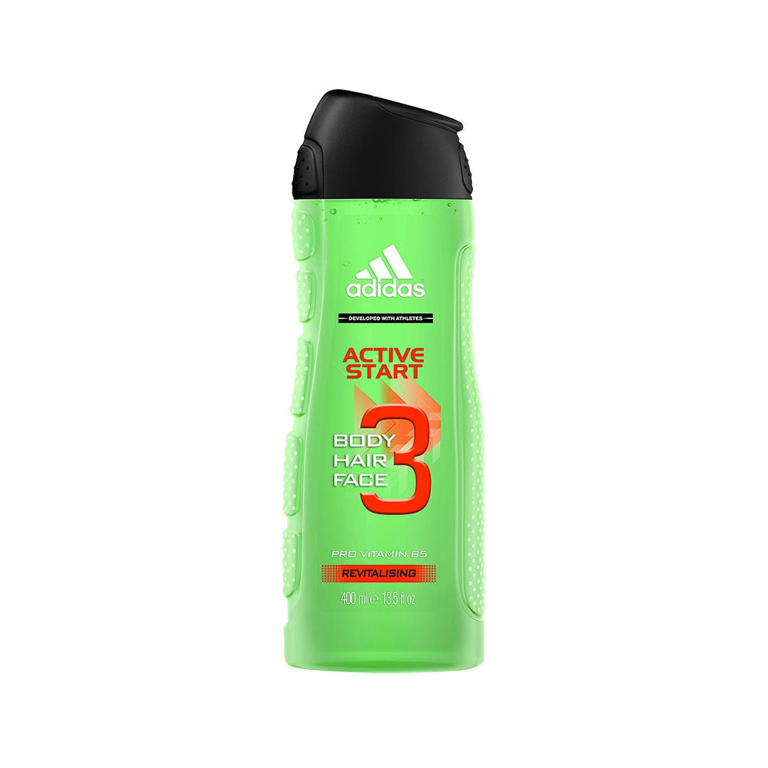 Adidas Men 3 In 1 Active Start Shower Gel 400ml