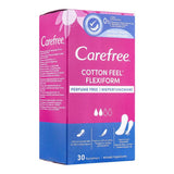 Carefree Flexiform Unscented Cotton Panty Liner 30'S