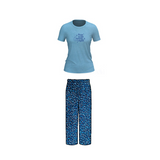 Belleza Lingerie Crew Neck C/Jersey Pajama Set  0100-Multi