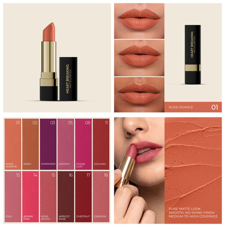Amrij HEART BREAKING MATTE LIPSTICK