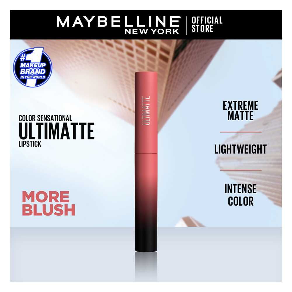 Maybelline Color Sensational Ultimatte Slim Lipstick - 499 More Blush