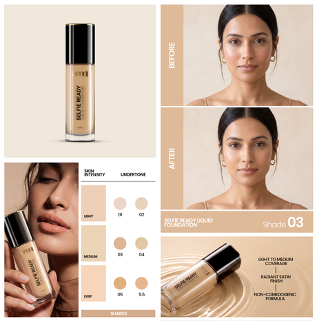 Amrij SELFIE READY LIQUID FOUNDATION