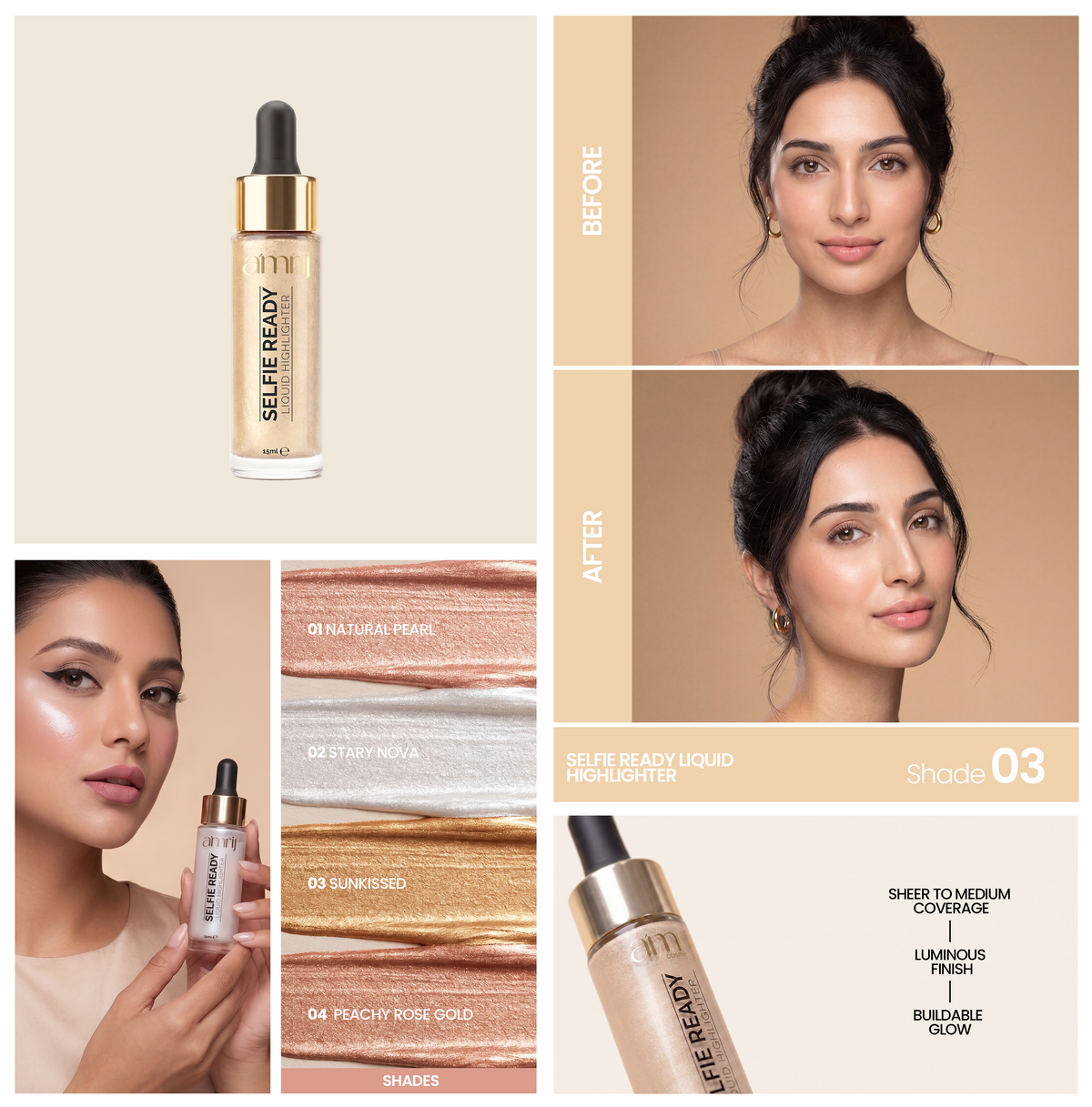 Amrij SELFIE READY LIQUID HIGHLIGHTER
