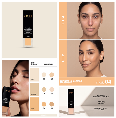 Amrij Flawless Long Lasting Foundation