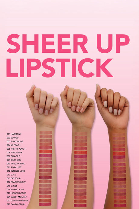 Flormar Sheer Up New Lipstick 3G