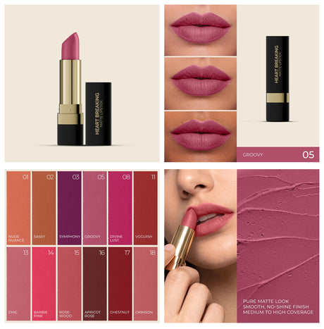 Amrij HEART BREAKING MATTE LIPSTICK