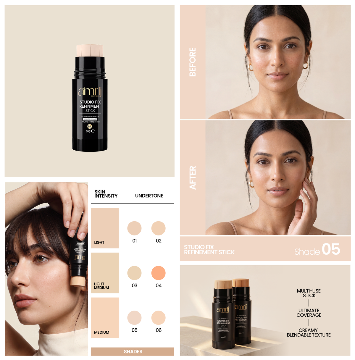 Amrij STUDIOFIX FOUNDATION STICK