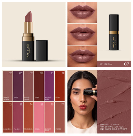 Amrij MATTE DIVA LIPSTICK