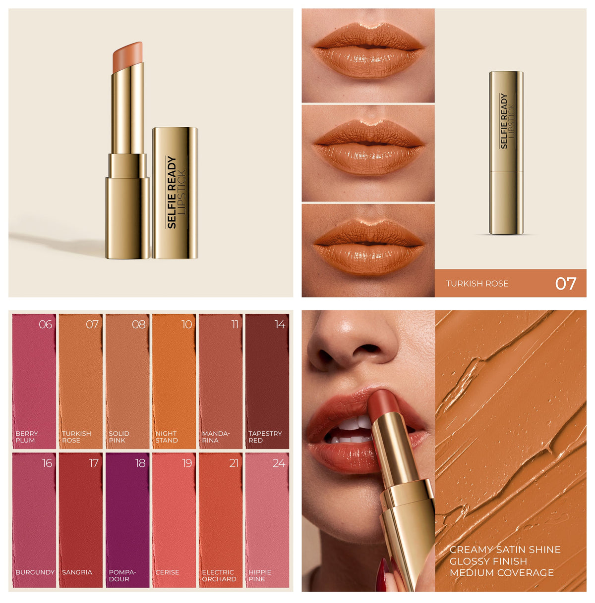 Amrij SELFIE READY LIPSTICK