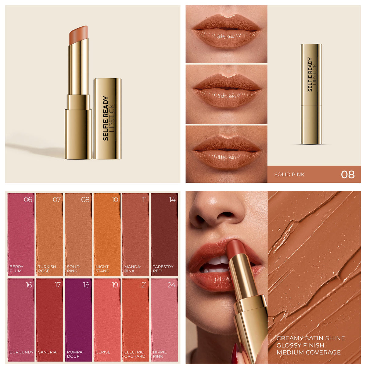 Amrij SELFIE READY LIPSTICK