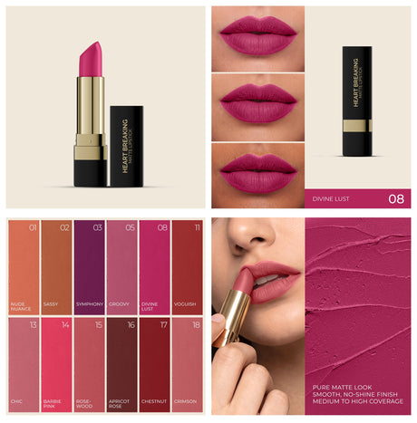 Amrij HEART BREAKING MATTE LIPSTICK