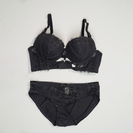 Belleza Lingerie Thin Cup Wire Bra Set - A24009