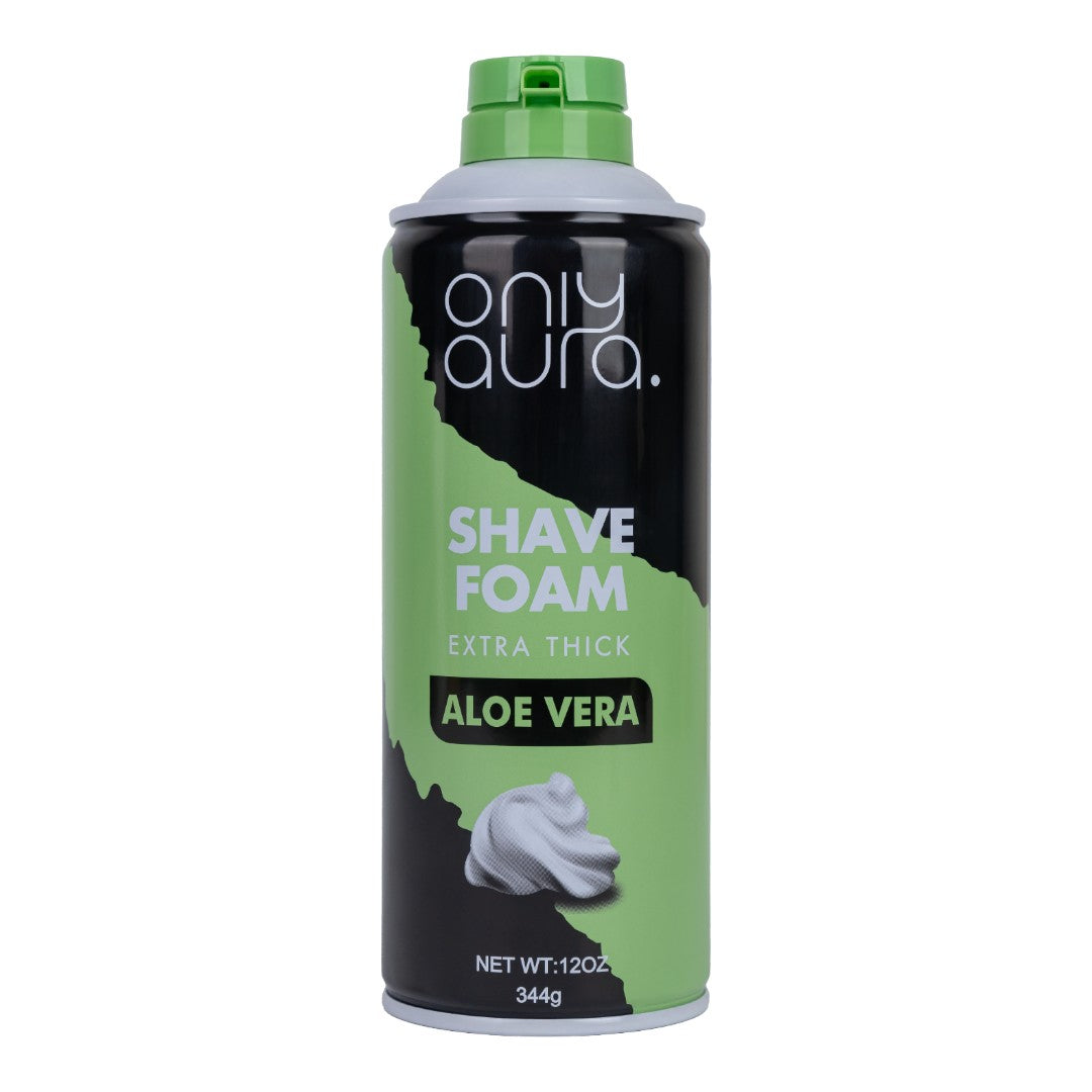 Only Aura Aloe Vera Shaving Foam 344g