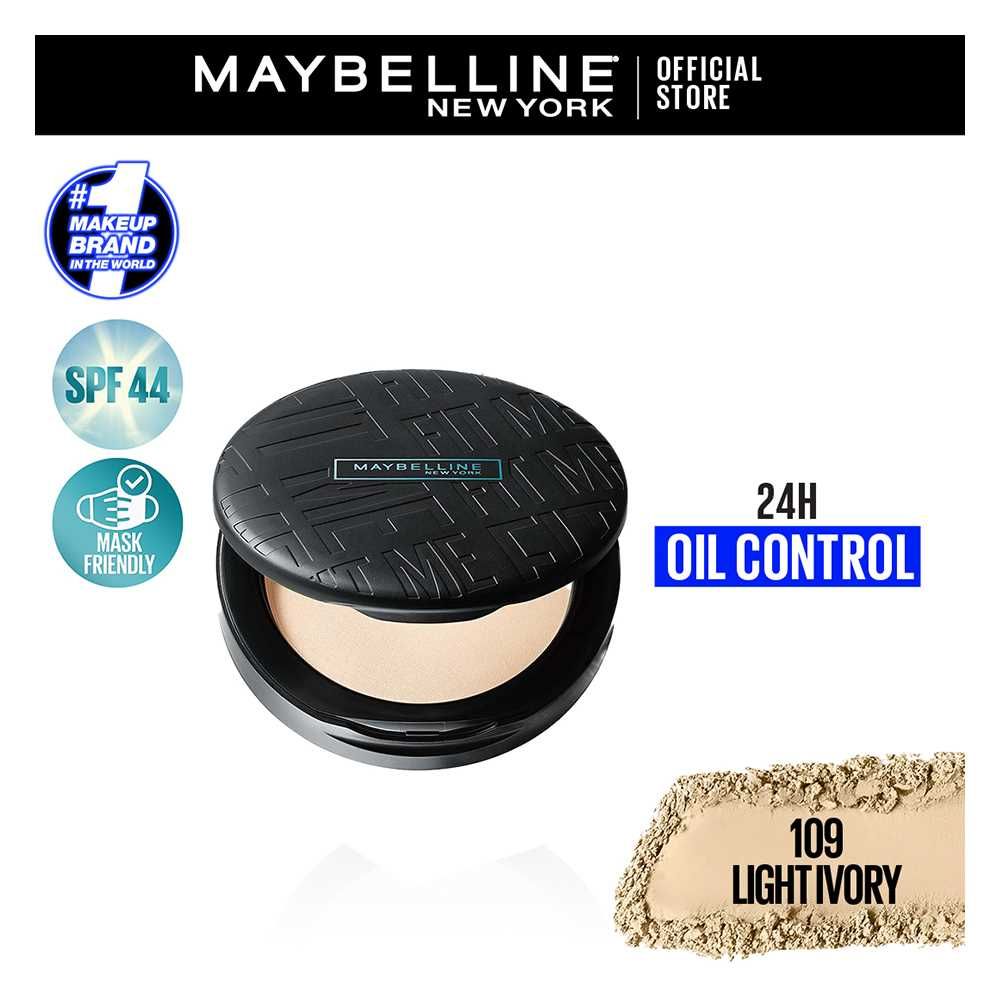 MAYBELINE FITME PORELESS 109 LIGHT IVORY POWDER 8G