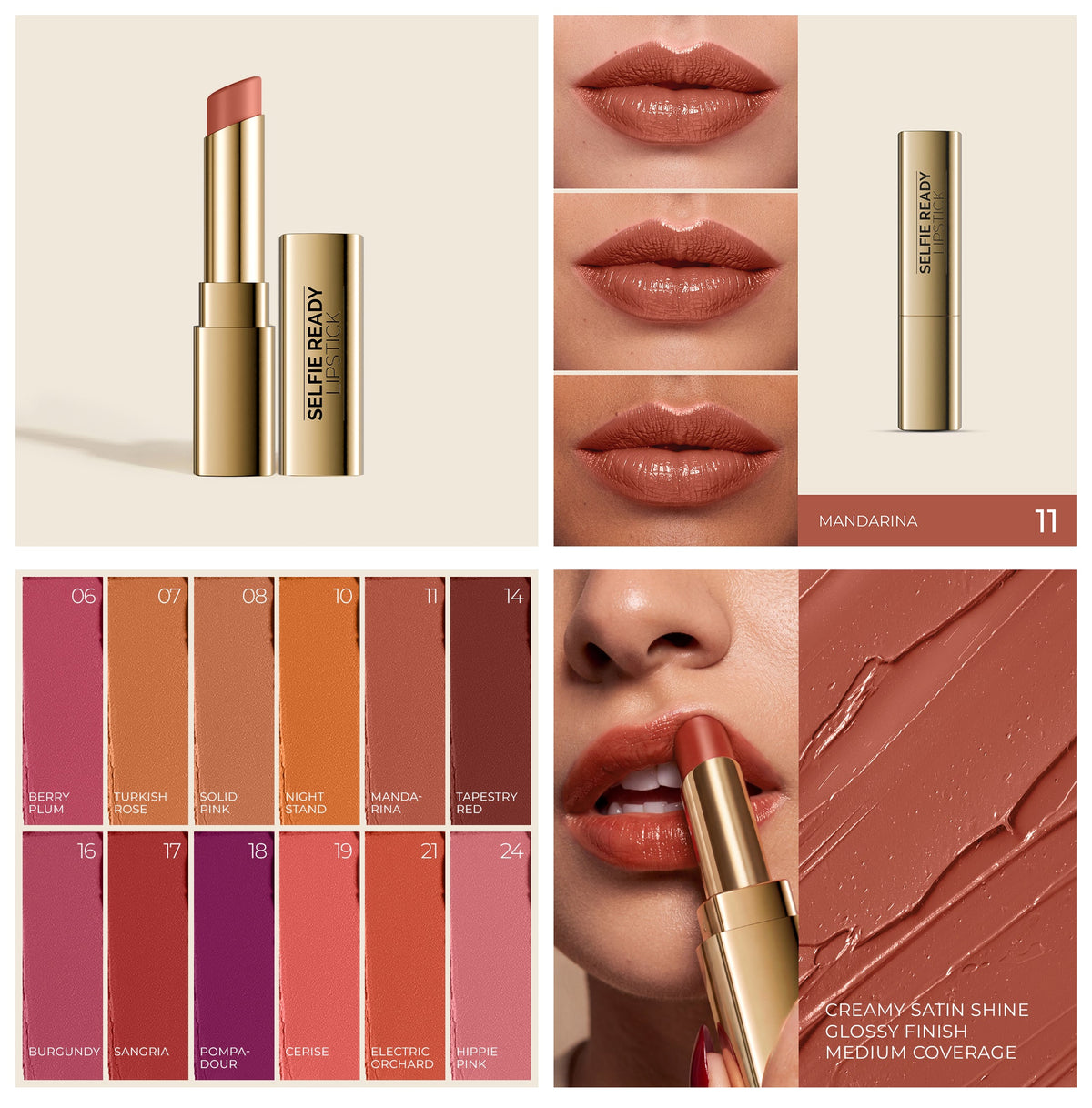Amrij SELFIE READY LIPSTICK