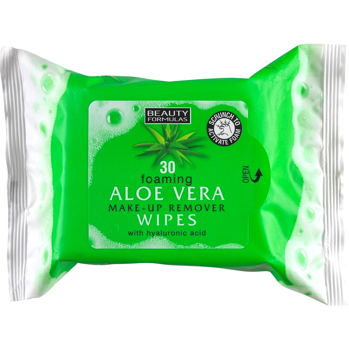 BEAUTY FORMULA ALOE VERA MAKE-UP REMOVER WIPES 30'S