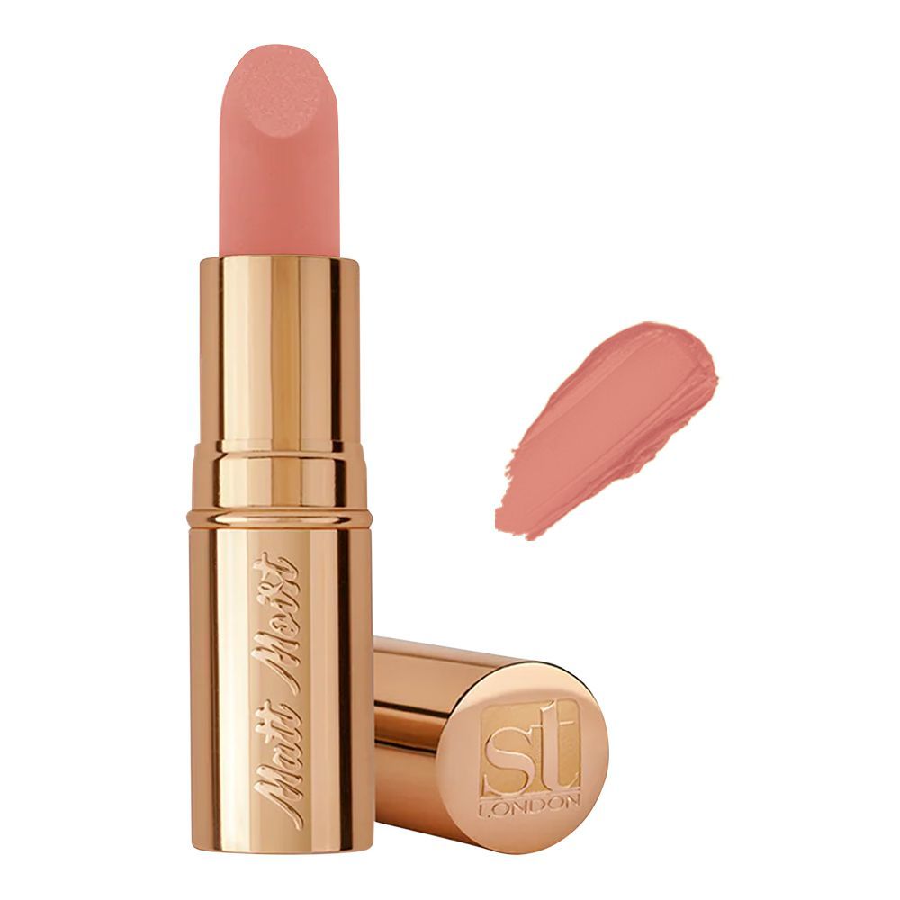 ST.LONDON MATT MOIST.LONG-LASTING LIPSTICK-SALMON WAY