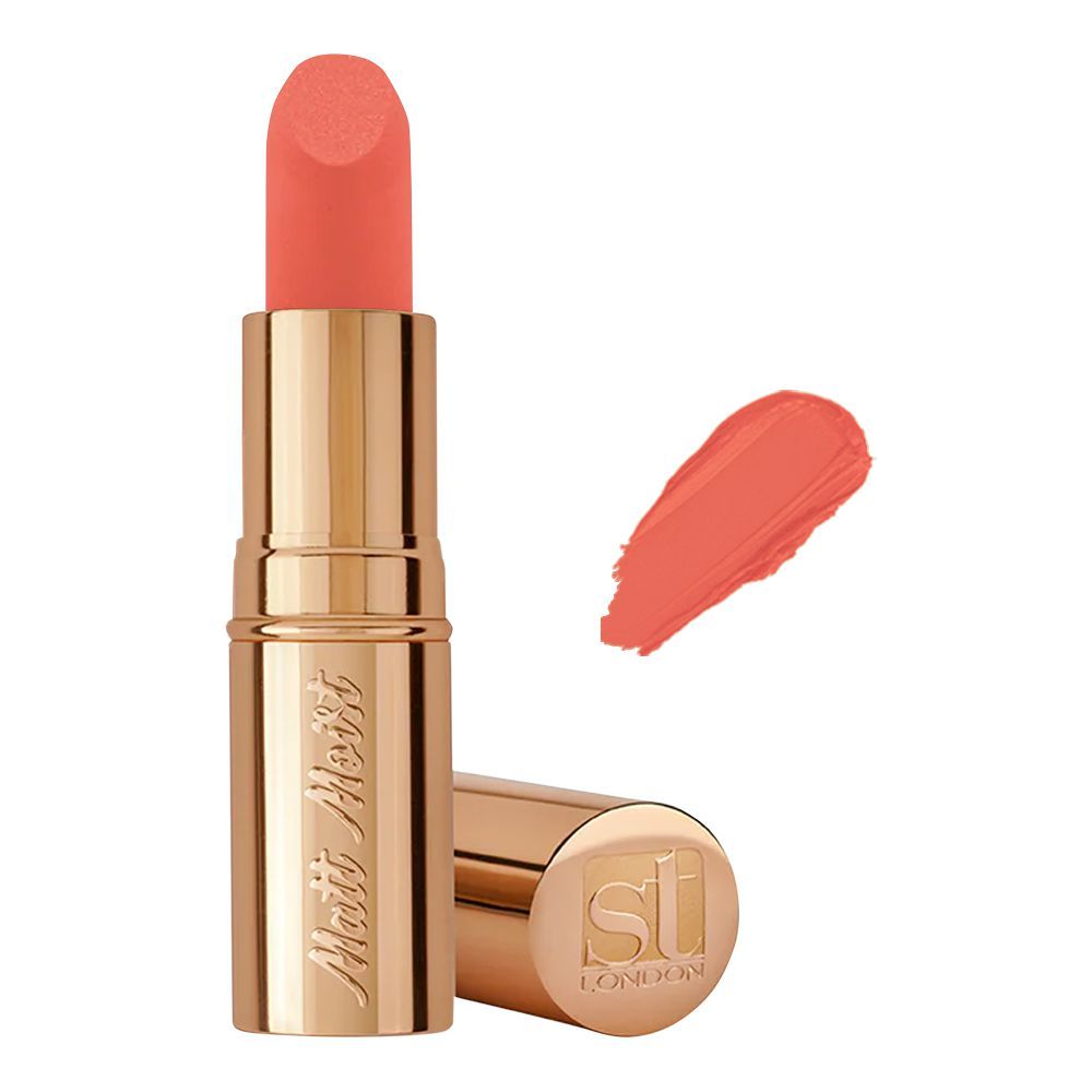ST.LONDON NEW MATT MOIST.LONG-LASTING LIPSTICK-PIXY NUDE