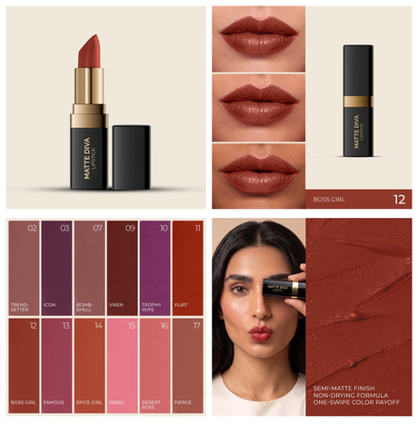 Amrij MATTE DIVA LIPSTICK