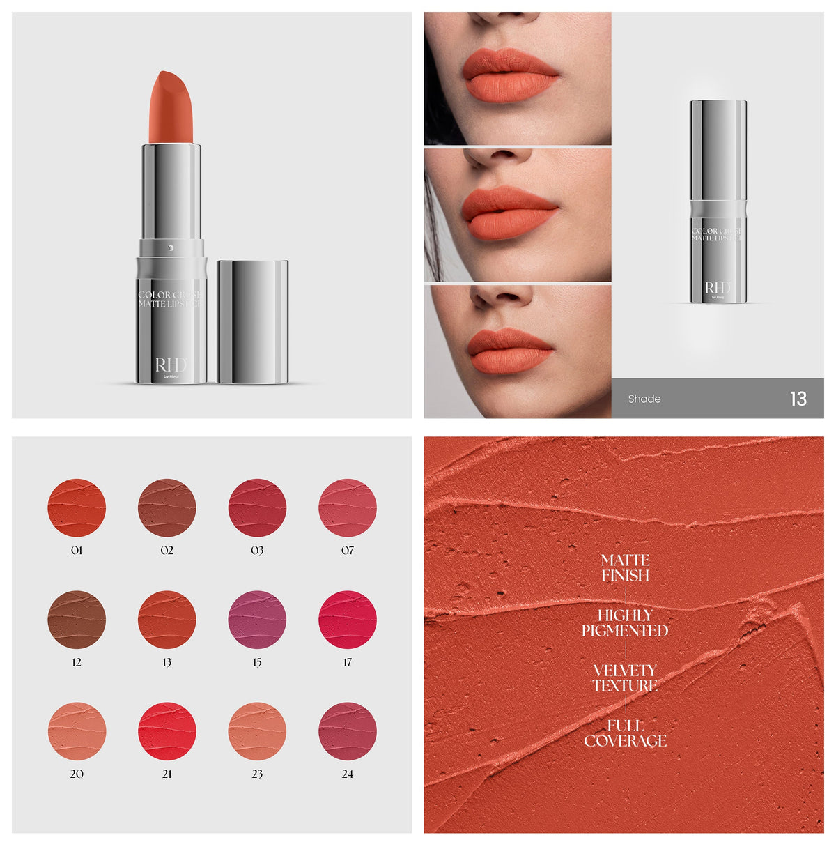 Color Crush Matte Lipstick - RHD