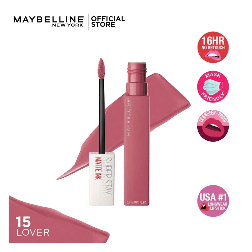 Maybelline Superstay Matte Ink Liquid Lipstick 5ml - 15 Lover