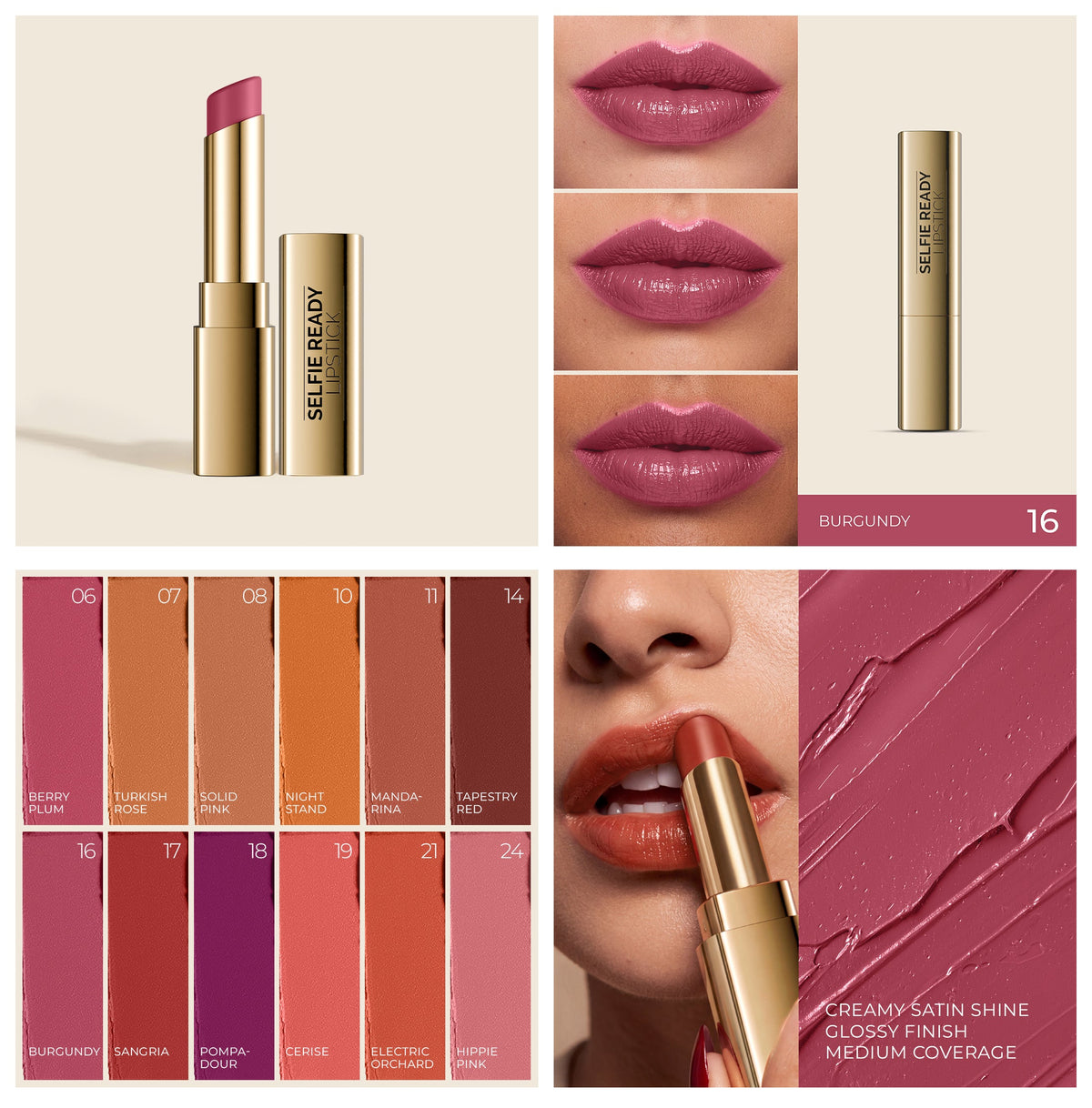 Amrij SELFIE READY LIPSTICK