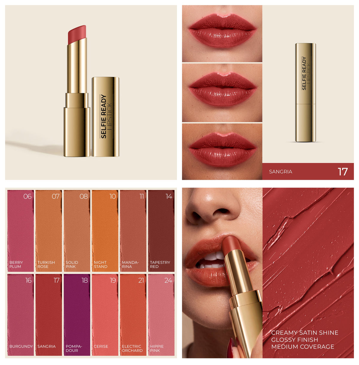 Amrij SELFIE READY LIPSTICK