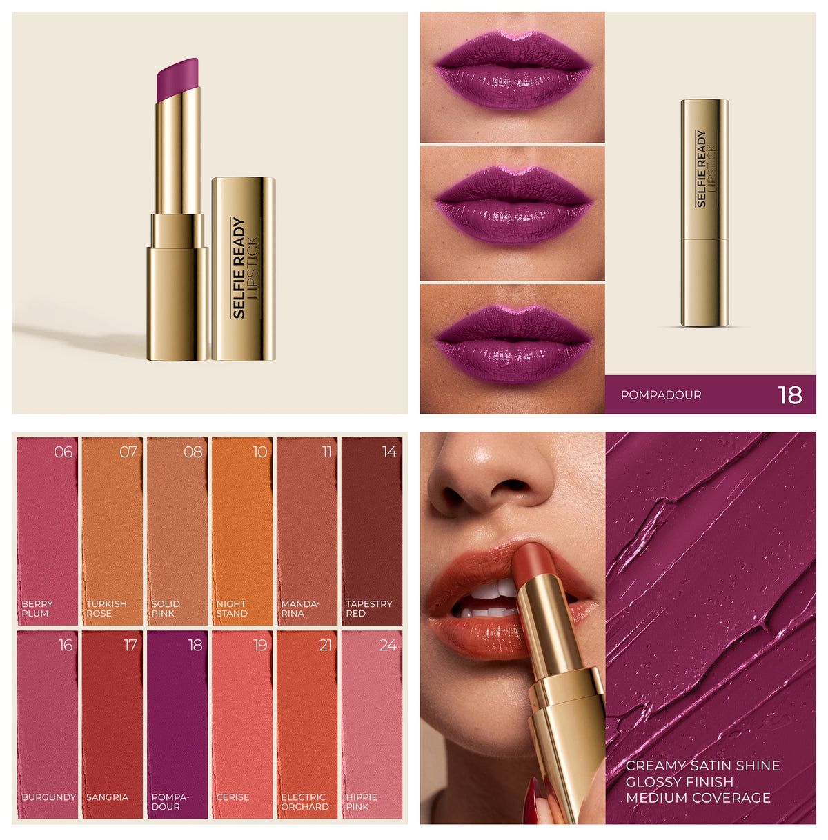 Amrij SELFIE READY LIPSTICK